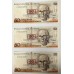 BRAZIL 1990 . FIFTY 50 CRUZADOS NOVOS BANKNOTES . ERROR . INK SMUDGE FROM OVERPRINT